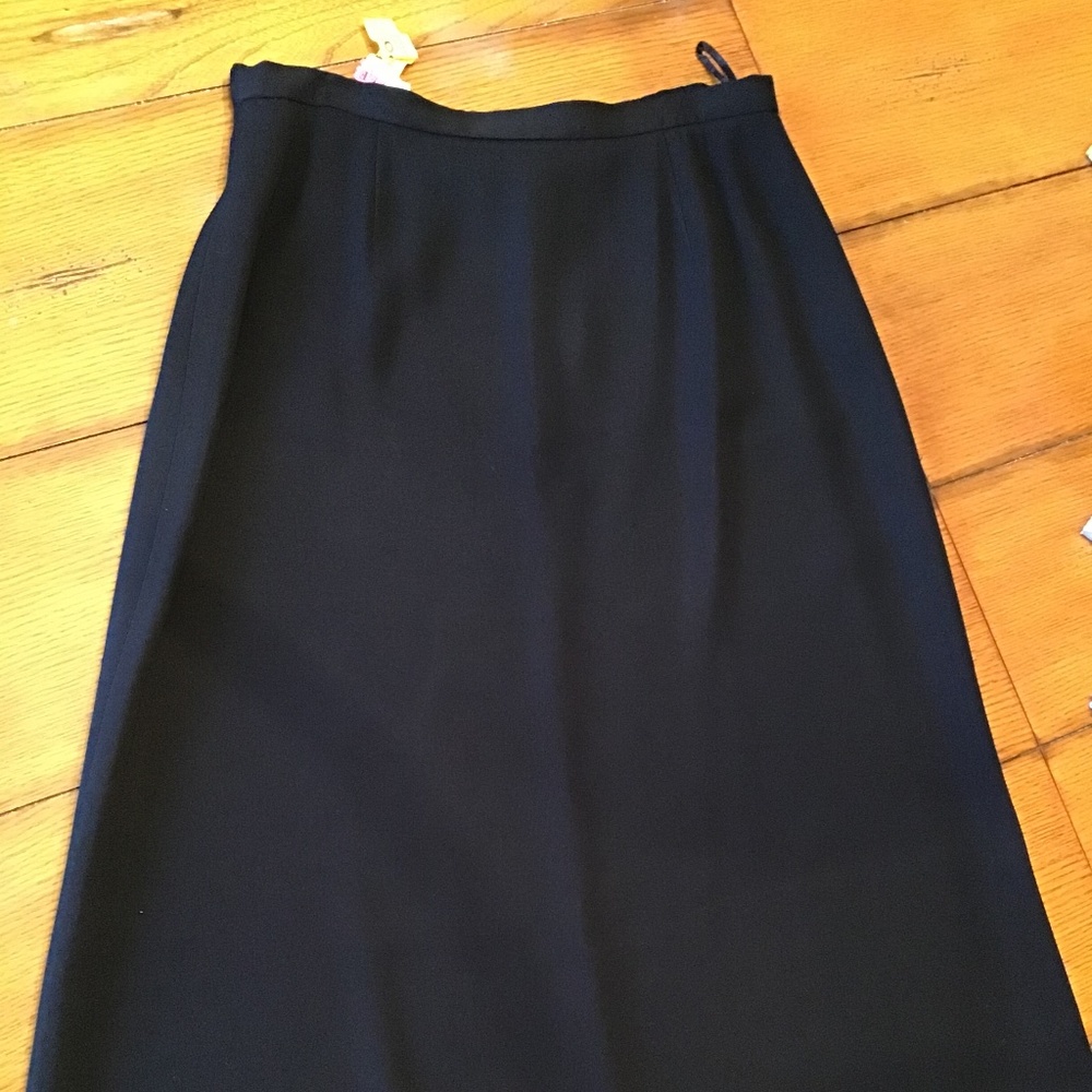Talbots Long Black Skirt